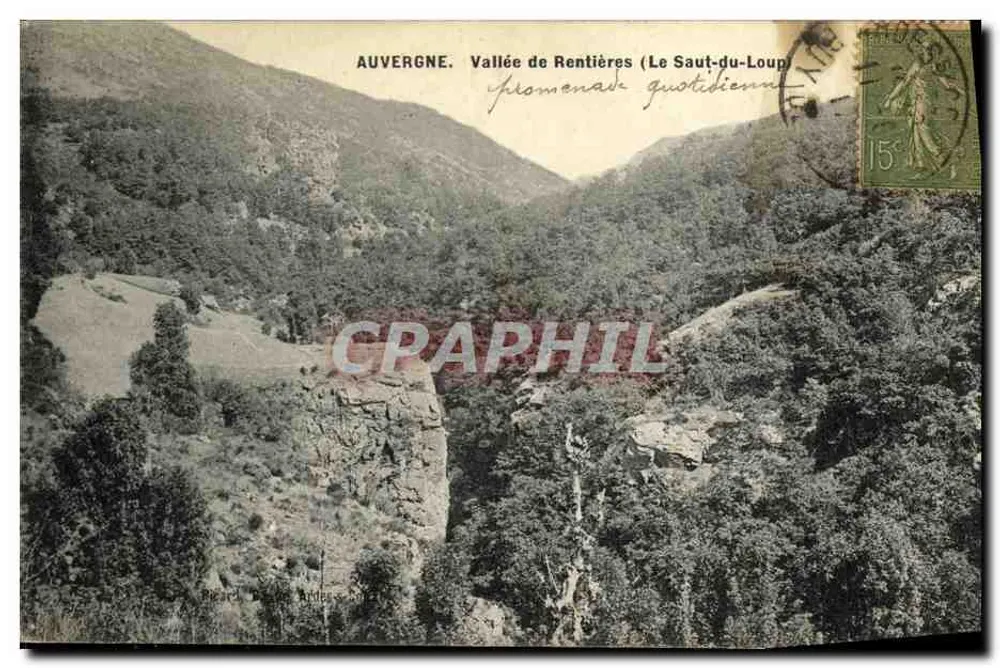 Auvergne. Tal der Rentières (Le Saut-du-Loup) — Täglicher Spaziergang — Verlag: Blanchard, Paris - Vorderseite