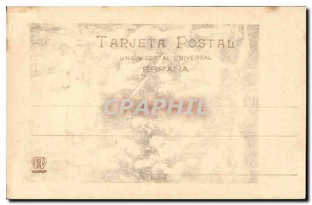 O Passo da Sicília — Rafael de Urbino — Hauser y Menet, Madrid, n° 652 - Verso