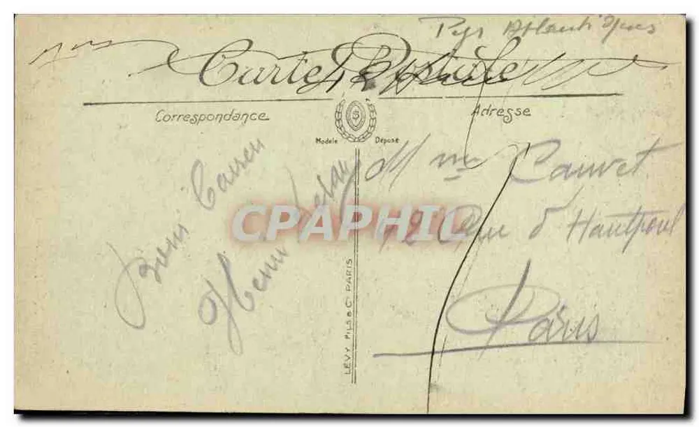 Biarritz — O Rocher de la Vierge — LL. - Verso