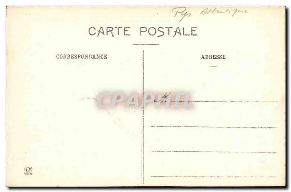 Biarritz — Thermal-Salz-Einrichtungen — Phototype Labouche Frères, Toulouse, n°1220 - Rückseite