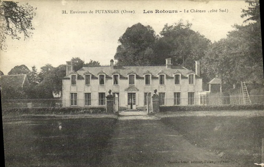 Les Rotours — Le Château (côté Sud) — Maurice Lizut, éditeur, Putangès (Orne) - Frente
