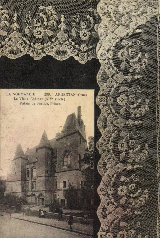 Argentan (Orne) — Das alte Schloss (14. Jahrhundert), Justizpalast, Gefängnis — Normandie 239 - Vorderseite