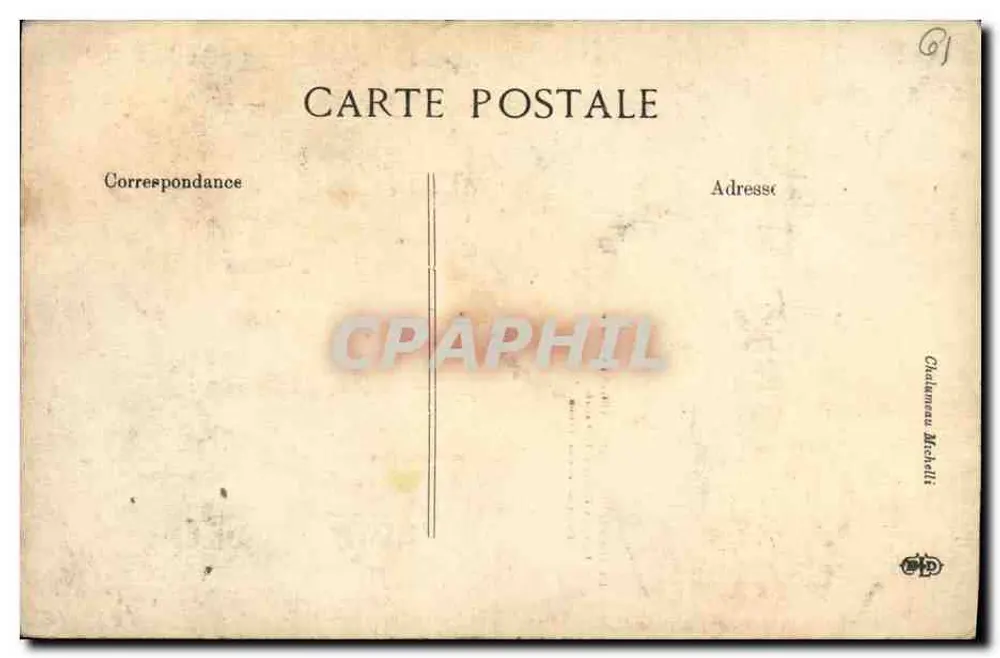 Argentan (Orne) — Das alte Schloss (14. Jahrhundert), Justizpalast, Gefängnis — Normandie 239 - Rückseite