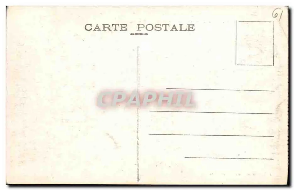 Flers — O Castelo visto do Petit Eiang — A Normandia, série 11 - Verso