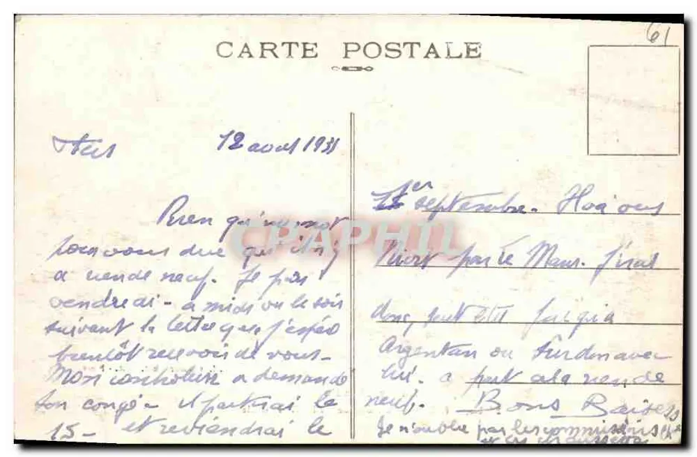 Flers — O Hotel de Ville (século XVI) — Lépaquon Frères, Editores - Verso