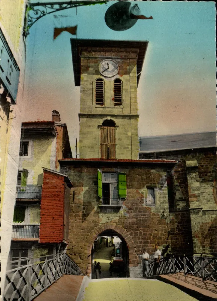 St-Jean Pied de Port — Die Kirche und die Tür von Spanien — Edition Chanteclier, n°148 - Vorderseite