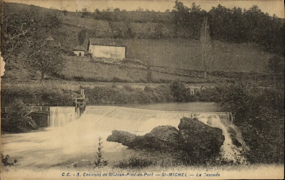 Umgebung von St-Jean-Pied-de-Port — St-MICHEL — Die Wasserfall - Vorderseite