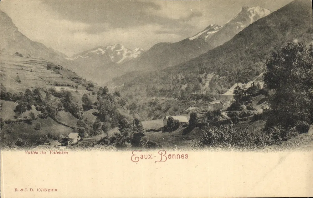 Vale do Valentin — Eaux-Bonnes — R. & J. D. 10745 gima - Frente