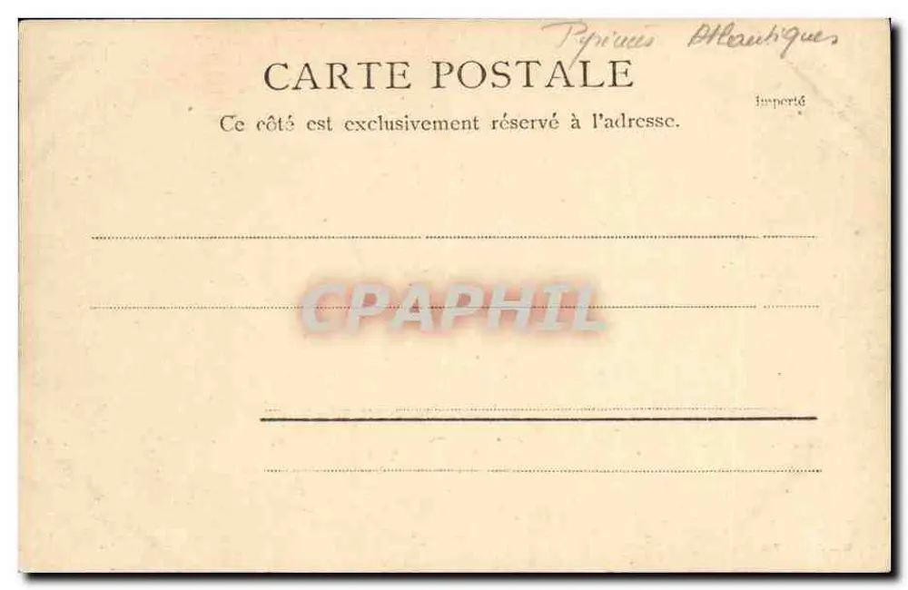 Vale do Valentin — Eaux-Bonnes — R. & J. D. 10745 gima - Verso
