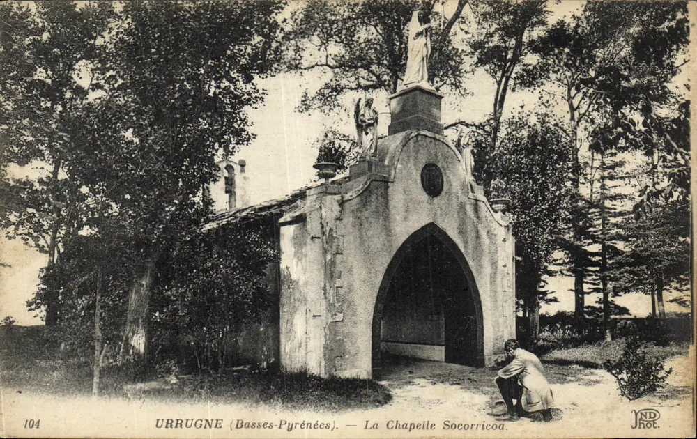 Urrugne (Basses-Pyrénées) — La Chapelle Socorricoa — JND Phot. - Recto