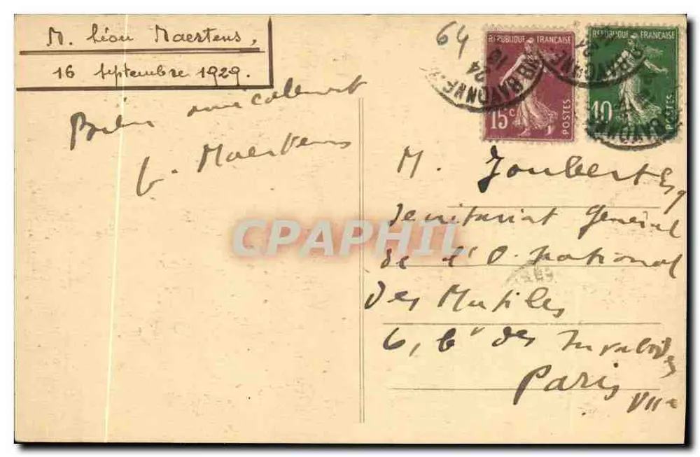Capbreton-sur-Mer e o Bouret — Potana, n°2 - Verso