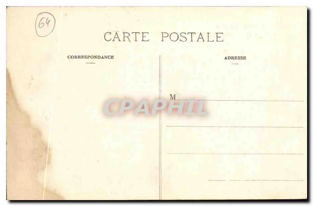Oloron Sainte-Marie — A Caixa de Economia — As Pirineus Ilustradas n°297 - Verso