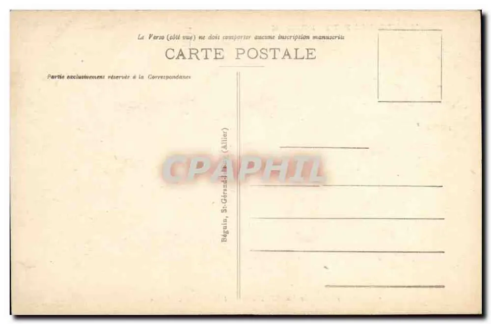 L’Auvergne pittoresca — El Lago Chambon y la Cadena del Sancy — Ideal, n° 3376 - Reverso