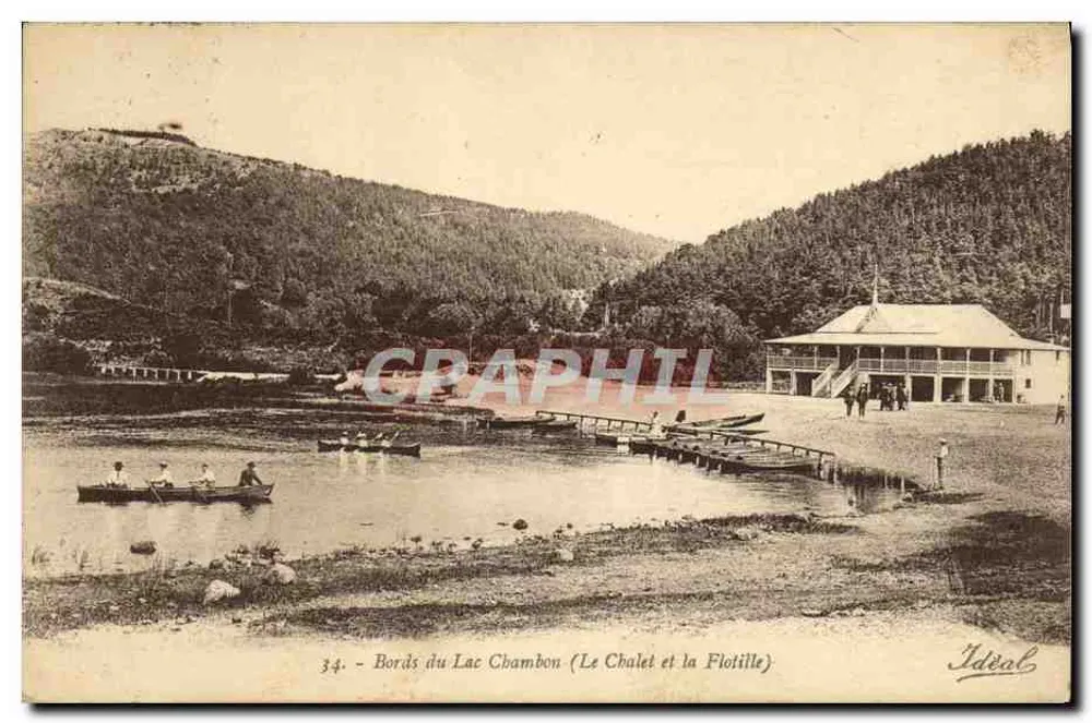 Ufer des Sees Chambron (Das Chalet und die Flottille) — Ideal, n°34 - Vorderseite