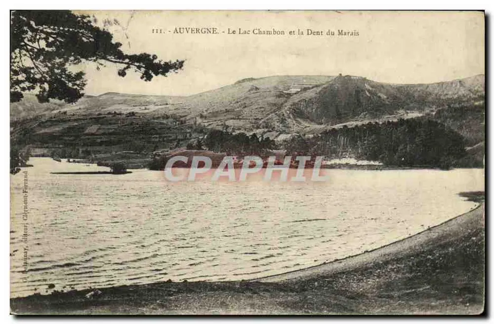 Auvergne - See Chambon und Dent du Marais — Verlag Chambon-Féron - Vorderseite