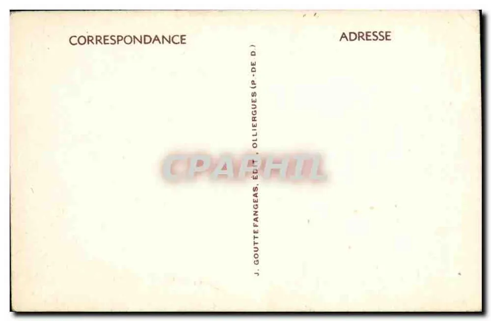 Igreja de Saint-Amable — Riom, Auvergne — G. d'O, n° 939 - Verso