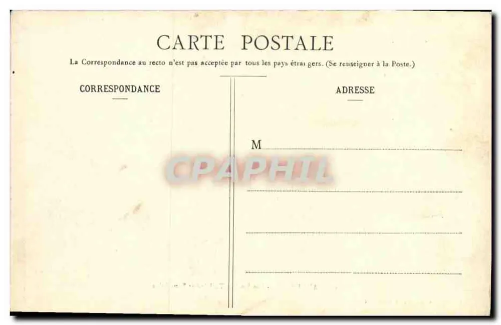 Auvergne - Die Tuilière- und Sanadoire-Felsen — G. Delaunay, Verlag, Clermont-Ferrand, Nr. 108 - Rückseite