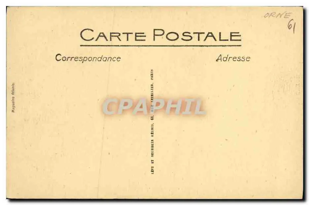 Cerisi-Belle-Étoile — Turm des Schlosses Mont — LL. n°81 - Rückseite