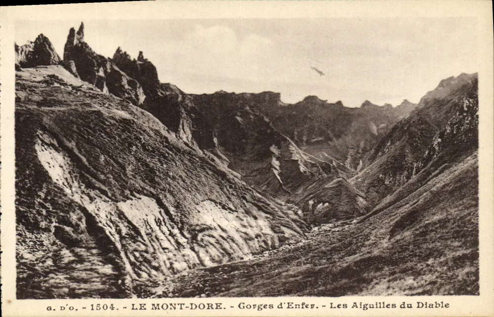 Die Teufelsnadeln — Hölle Schluchten — Mont-Dore - Vorderseite