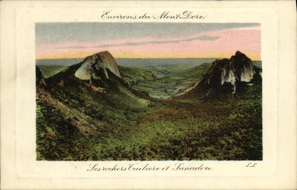 Die Felsen Cuilierie und Sunadore — Umgebung von Mont-Dore — L.L. - Vorderseite