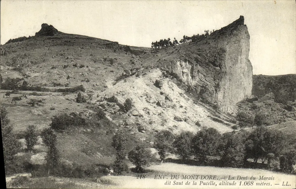 La Dent du Marais — auch als Saut de la Pucelle bekannt — Höhe 1.068 Meter — LL — Nr. 218 - Vorderseite