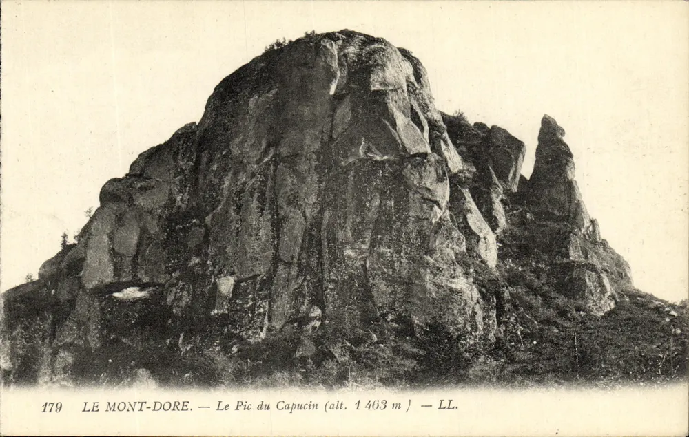 Le Mont-Dore — O Pico do Capucino (alt. 1463 m) — LL. — N° 179 - Frente