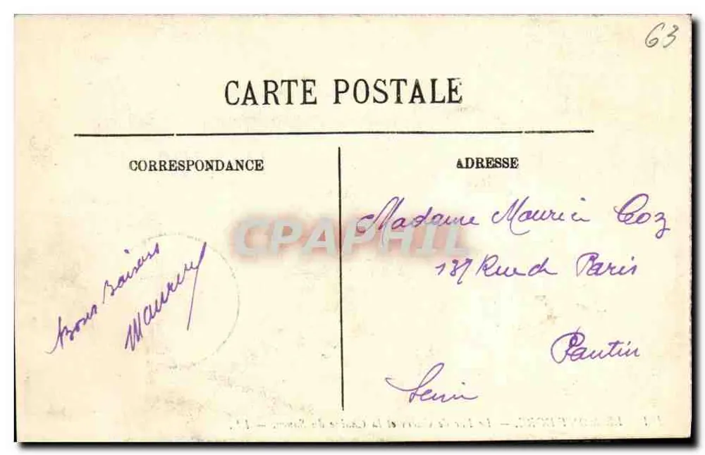Mont-Dore — See Guéry und die Sancy-Kette — LL. n° 184 - Rückseite