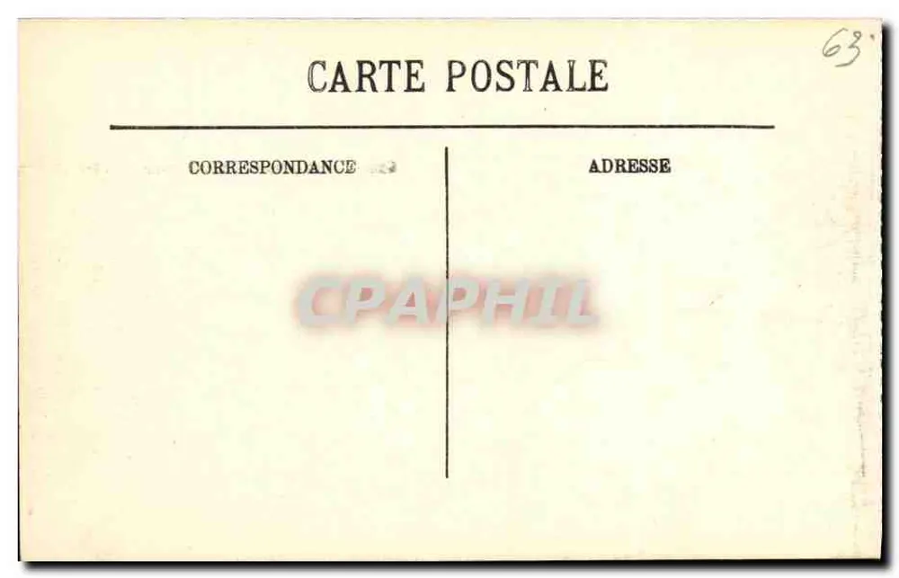 Env. do Mont-Dore — Caminho de Sancy — LL. — N° 148 - Verso