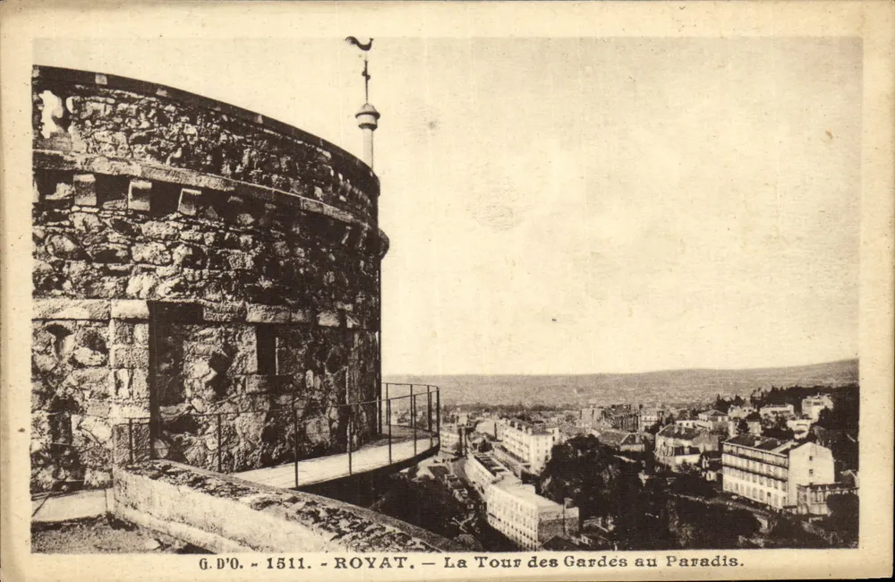 Royat — Die Turm der Gardés am Paradis — G. D'O. — 1511 - Vorderseite