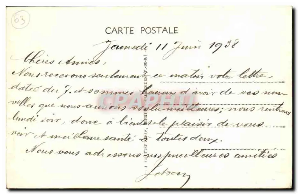 Auvergne — Most Rustycki i Wodospad w Parku — G. D.O. - 1328 ROYAT - Rewers