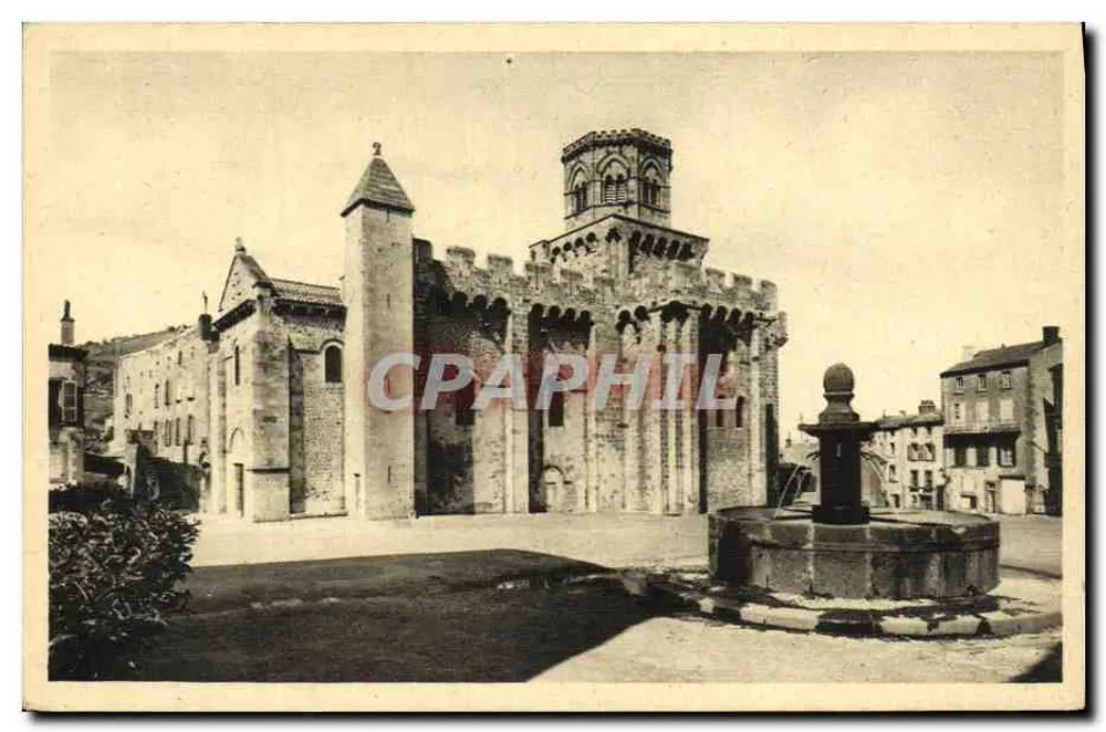 Royat (Puy-de-Dôme) — Verstärkte Kirche des 12. Jahrhunderts — Verleger FAD, Caen - Vorderseite