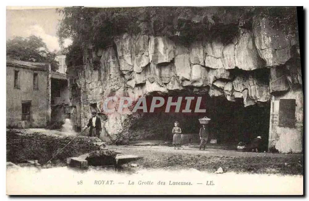 Royat — A Gruta das Lavadeiras — LIL. n°28 - Frente