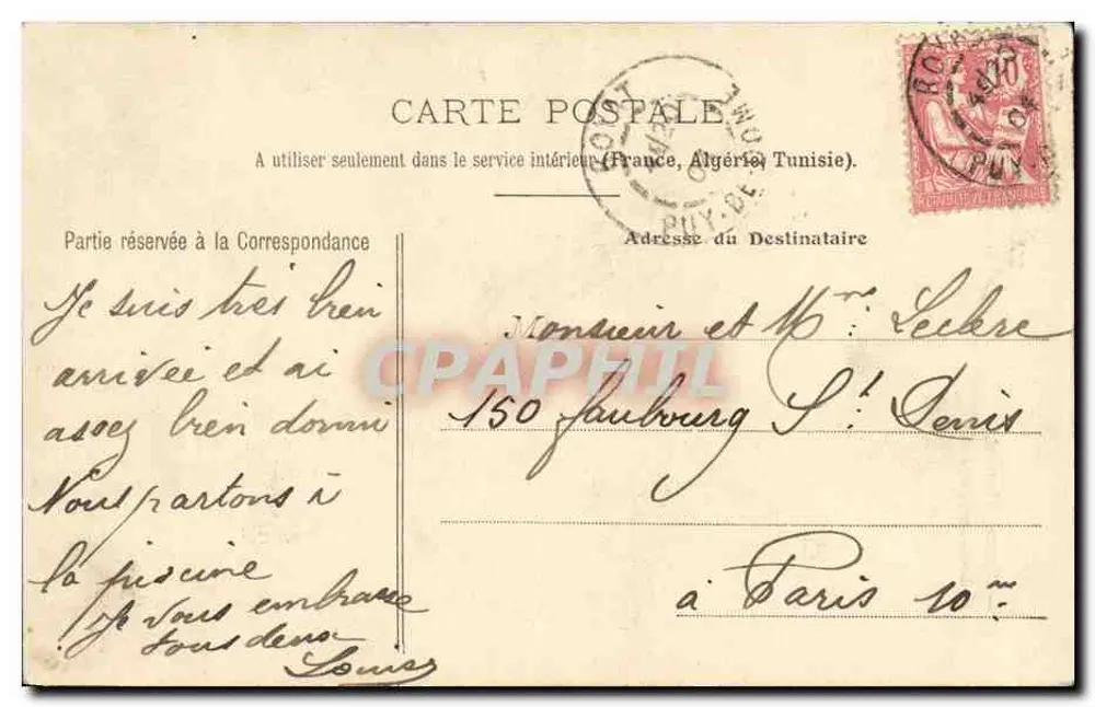 Clermont-Ferrand — N.-D.-du-Port (século IX) — P. HELMINGER & Cie, Imp. Phot. Nancy, n°27 - Verso