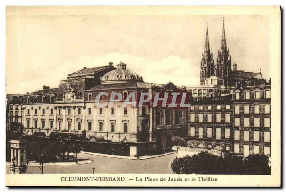 Clermont-Ferrand — La Place de Jaude et le Théâtre - Vorderseite