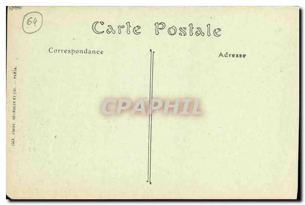 Pau — Statue de Henri IV — éditeur ND. Phot. (n° 46) - Verso