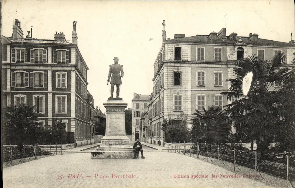 PAU — Place Bourbaki — Edição especial das Nouvelles Galeries - Frente