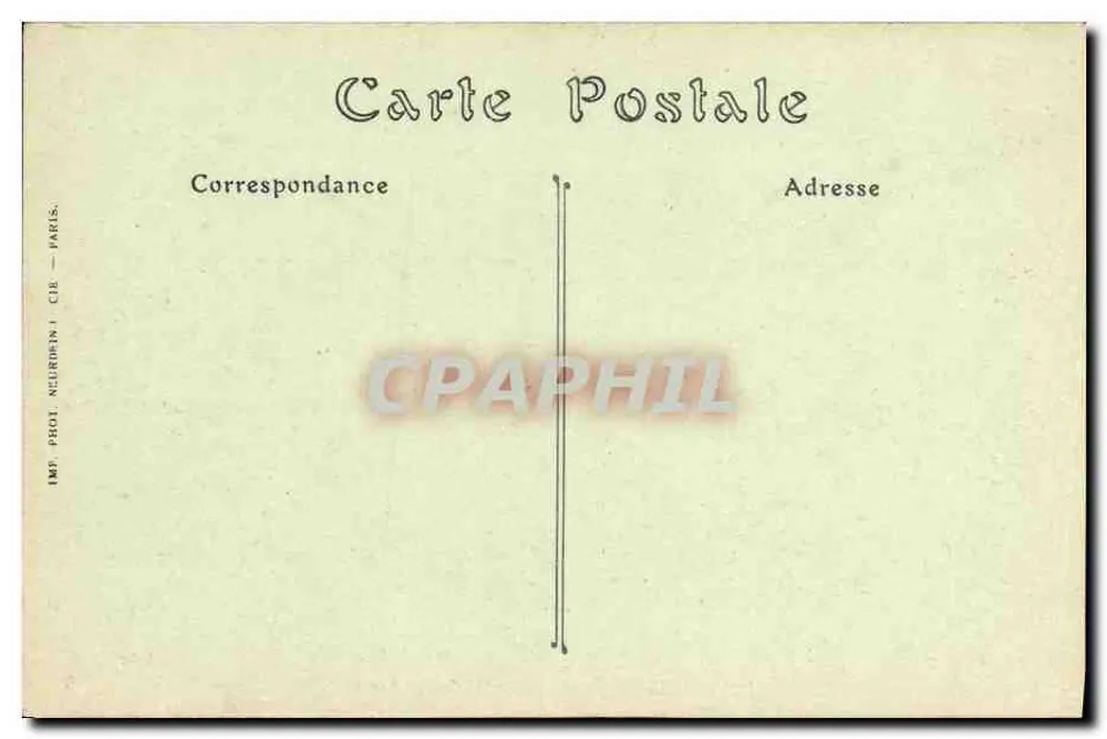 Pau — Das Schloss, Place de la Monnaie — ND. Fot. (Verlag) - Rückseite
