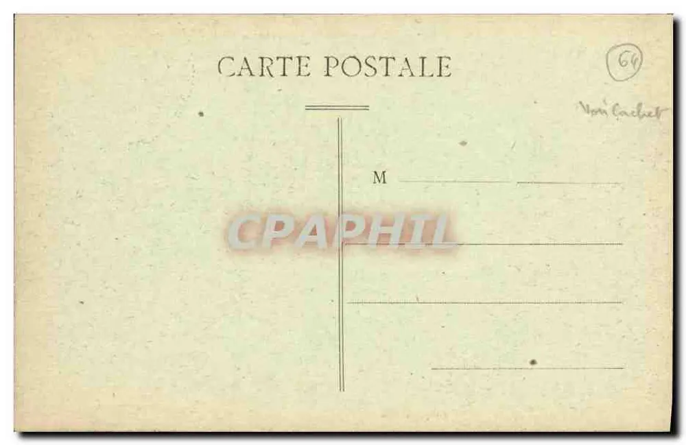 Castelo de Pau — Facha da Meia-Dia — Edição Varichon, n°207 - Verso
