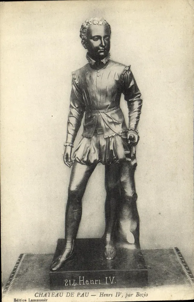 Schloss Pau — Henri IV, von Bozio — Edition Lamazouër - Vorderseite
