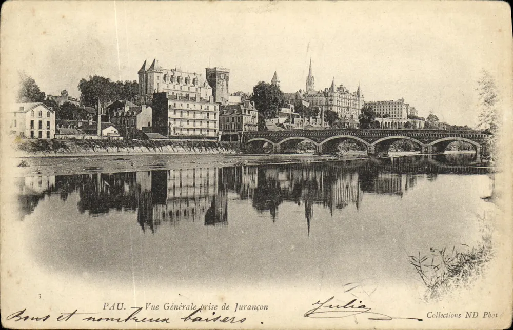 Pau — Vista Geral tirada de Jurançon — Julia - Frente