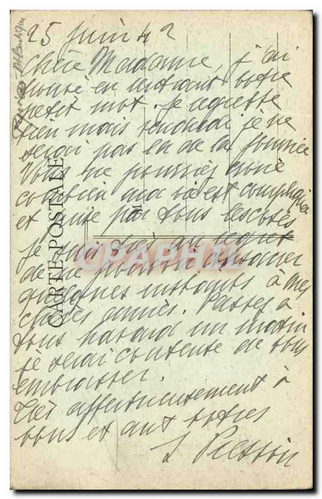 Pau — Das Schloss — Zimmer von Henri IV — Varichen-Ausgabe n°15 - Rückseite
