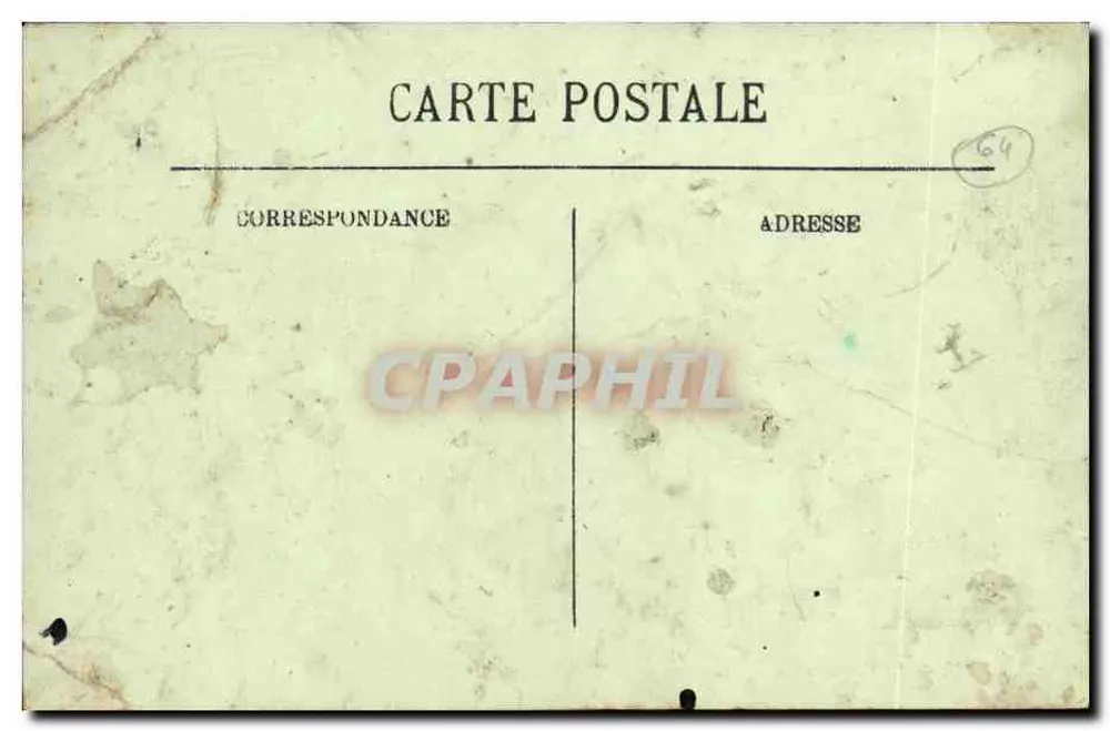 Pau — Le Château vu de Jurançon — LL. — n° 23 - Achterkant