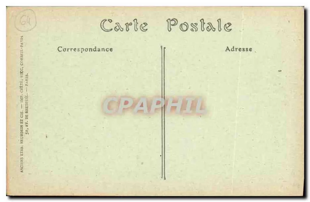 PAU — A Praça Grammont — J. D. Hot, n° 193 - Verso