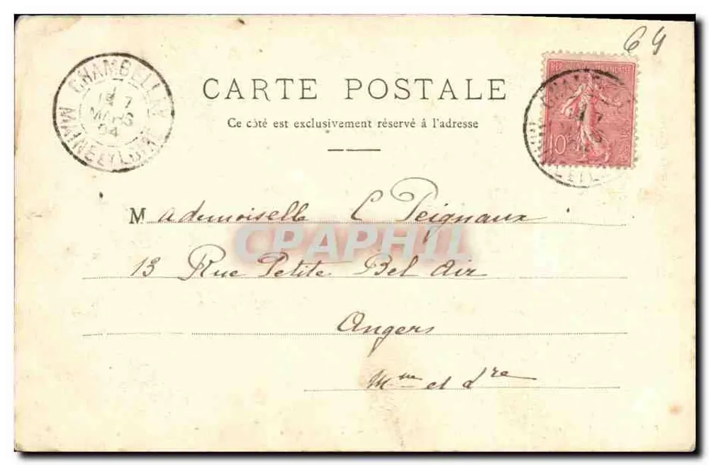 Pau — Vista geral — A.T. Éditeur, Lourdes - Verso
