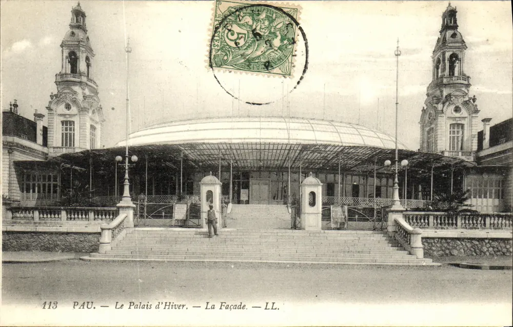 Pau — O Palácio de Inverno — A Fachada — LL. — n° 113 - Frente