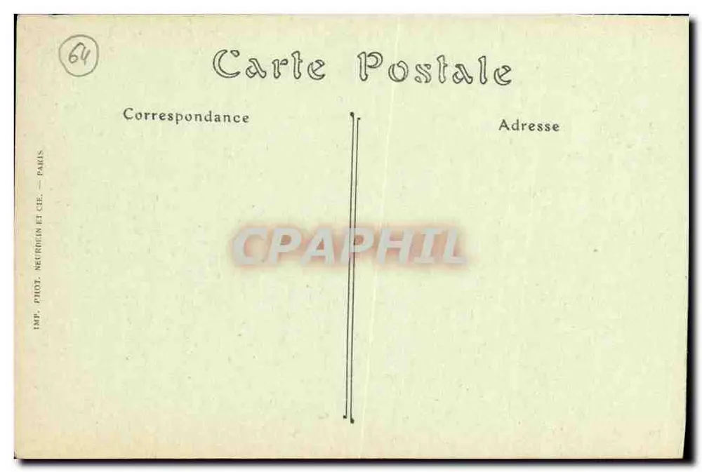 Pau — Intérieur du Château, le Grand Salon — ND. Phot. - Verso