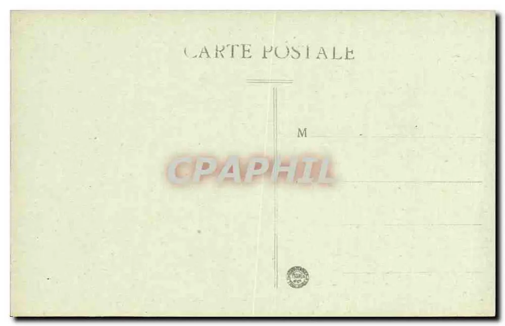 Schloss Pau — Teppich der Gobelins - Eole — Edition Varichon, n° 581 - Rückseite