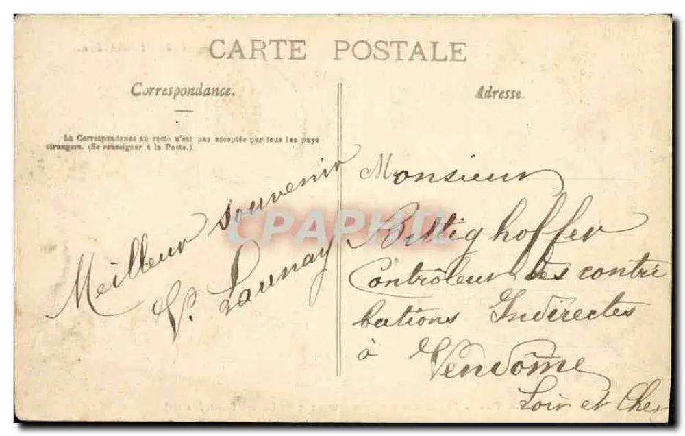 Pau — Kette der Pyrenäen (Ansicht vom Square Saint-Martin) — Die Illustrierten Pyrenäen, n°64 - Rückseite