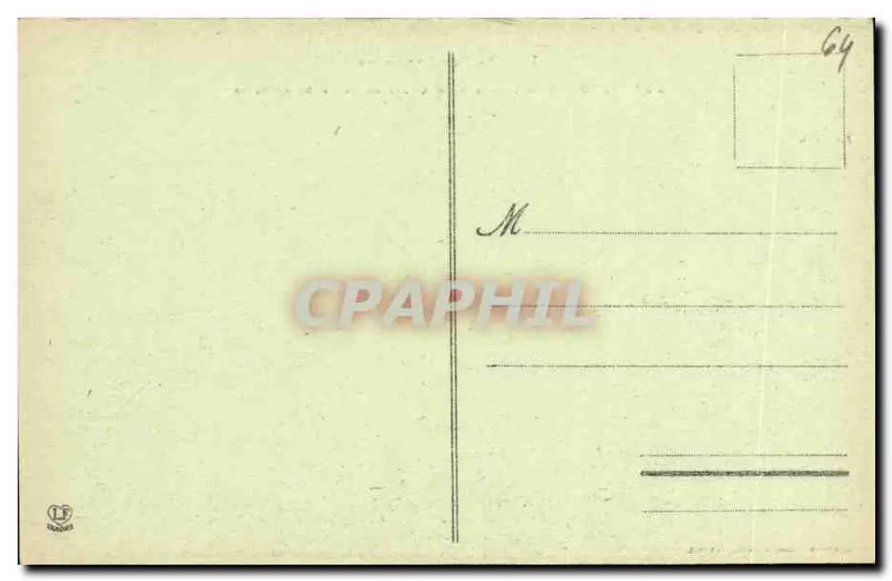 Pau — Allgemeiner Blick auf das Viertel Basse-Ville — Les Basses-Pyrénées, Verlag Pic d'Anle, n° 860 - Rückseite