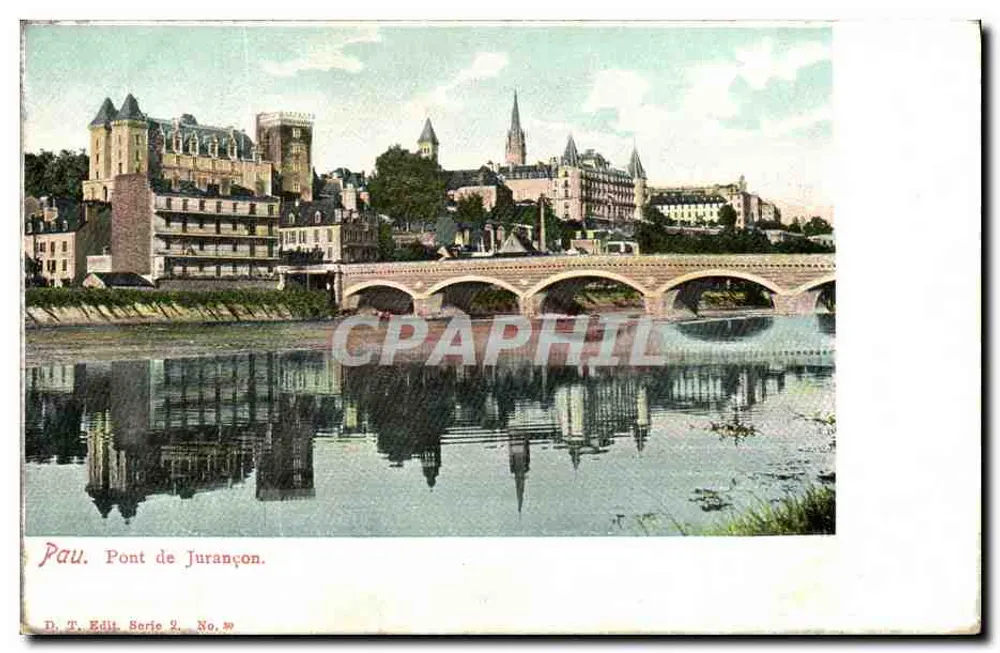 Pau. Ponte de Jurançon — D. T. Edit. Série 2, No. 39 - Frente